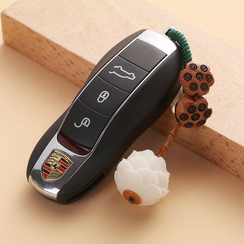 Bodhi Lotus Auto Schlüsselanhänger Anhänger literarisch, frisch und schön kleine Lotus Schote Anhänger m3331259 