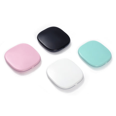 Miroir cosmétique portable à LED double face avec lumière, miroir de poche, cadeau M3330714
