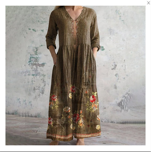 3D-Druck Sommer urban lässig lockeres Kleid Damen m301037