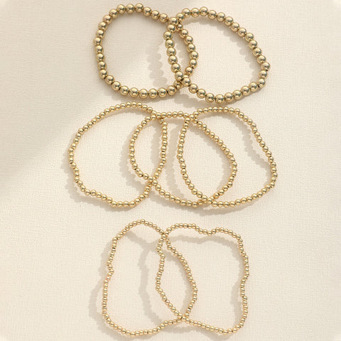 Ensemble de bracelets en perles de verre faits main Joker, bijoux élastiques pour la main m3330778