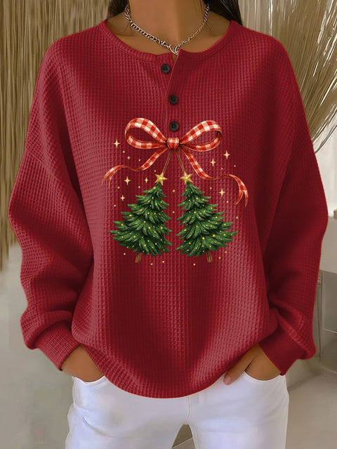 3D digital printing loose casual waffle stand-up collar long sleeve m303065