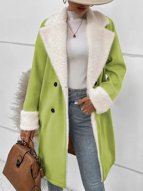 Women's temperament Casual commuter woolen jacket Women's m302108