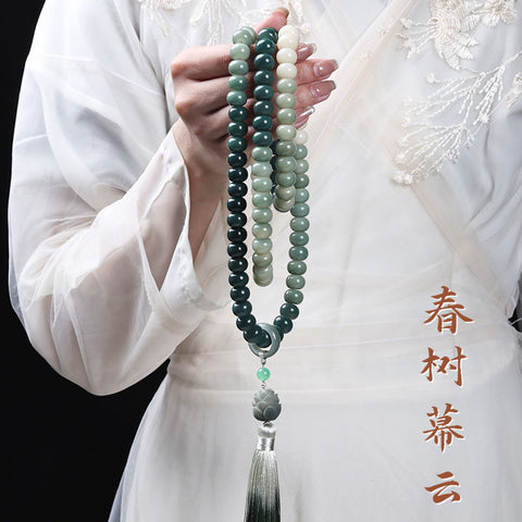 Bracelet Dunhuang Wentian 108 perles de chapelet Bodhi de première classe, trésor national, bracelet de perles de Bouddha m3331307