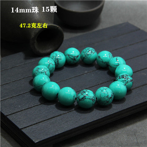 Bracelet turquoise 108 perles, bracelet turquoise bleu m3331227