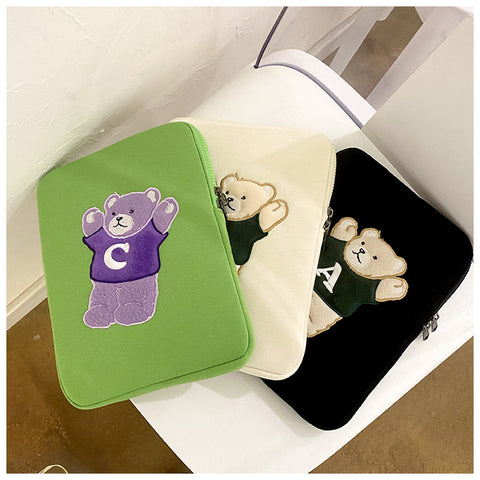 Niedliche Aufbewahrungstasche für iPad, Notebook, 13–15 Zoll, Tablet, AC Bear, Hülle, m3330820