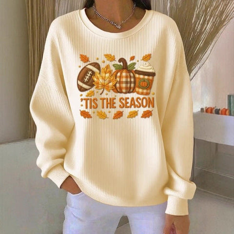 Loose outer wear lazy wind snowflake Christmas tree mix and match casual commuter sweater m302516-3