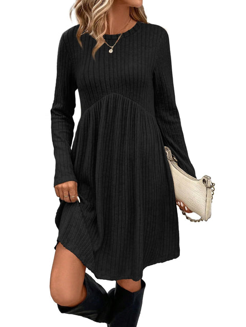 Autumn and winter Bohemian irregular polished knee solid color dress women's umbrella skirt m302112