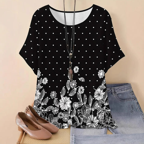 Pull ample à col rond et imprimé 3D pour femme, grande taille, décontracté, vêtements pour femmes, m301285 