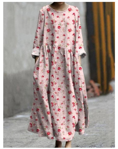 3D-gedrucktes lässiges lockeres Kleid für Damen m301278 
