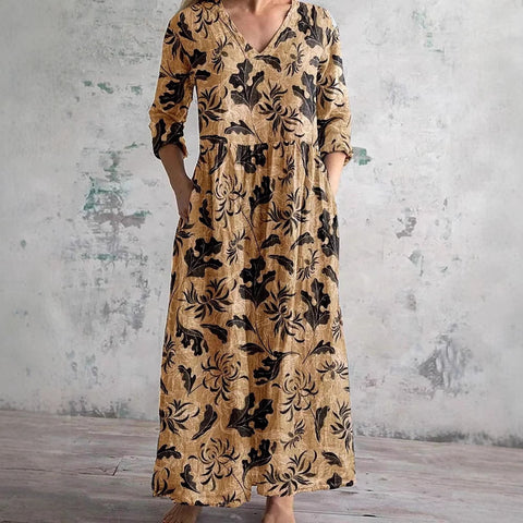 Hängendes Kleid im Slim-Fit-Stil für Damen m301070