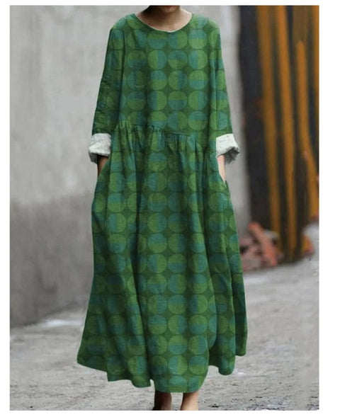 3D-gedrucktes lässiges lockeres Kleid für Damen m301278 
