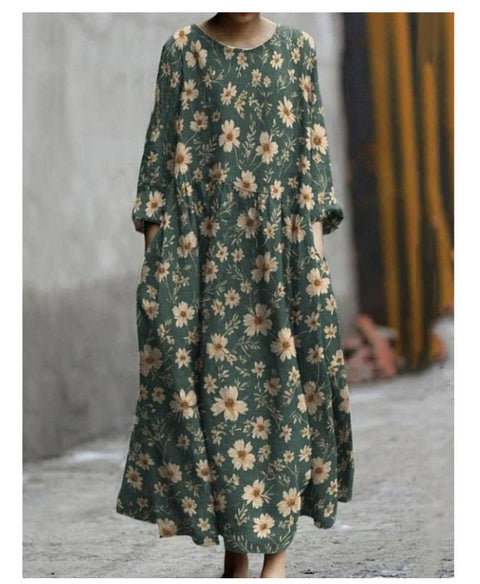 3D-gedrucktes lässiges lockeres Kleid für Damen m301278 