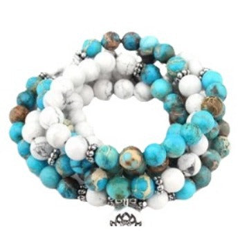 8Mm Amazon Armband 108 Lotus Buddha Auge Anhänger Halskette Armband Armband m3331231