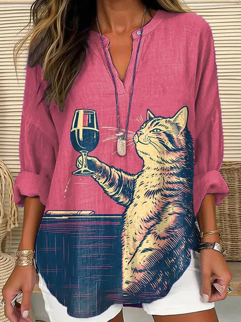 Lose druck rundhals casual große größe pullover frauen kleidung T m301359 