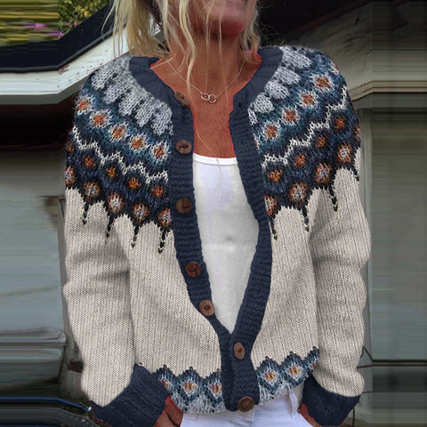 New cardigan knitted jacket women's clothing early spring and autumn source work m301722