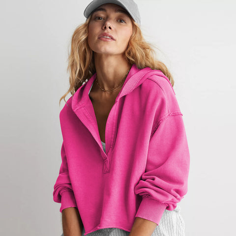 Women's v-neck top pullover long-sleeved shirt m301871