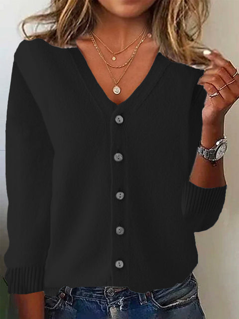 Knitted cardigan women's spring and summer knitted jacket long-sleeved sweater cardigan large size autumn coat women's m301990