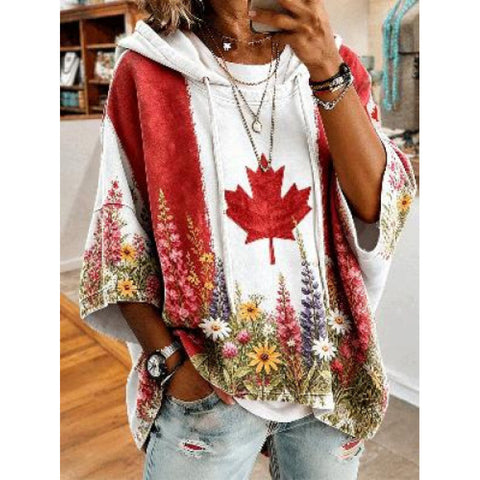 World cup print hooded sweater m302999