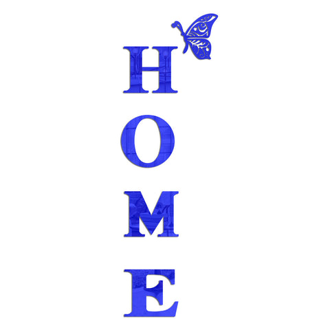 HOME Familie Slogan Acryl 3D Stereo Spiegel Wandaufkleber m3330892