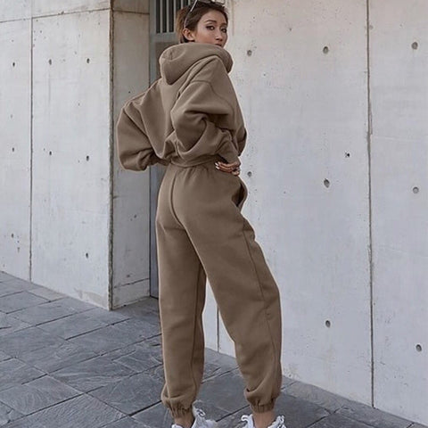 Autumn and winter women's new casual sweater jacket sports suit women's m301803