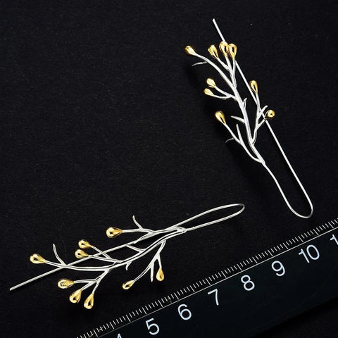 Boucles d'oreilles branches m3331094 