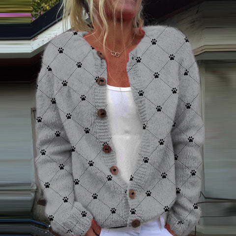New cardigan knitted jacket women's clothing early spring and autumn source work m301722