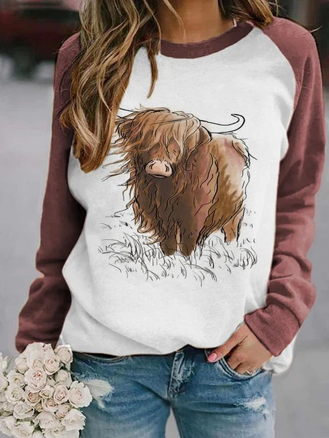 Shoulder long-sleeved women's sweater casual pullover m301750