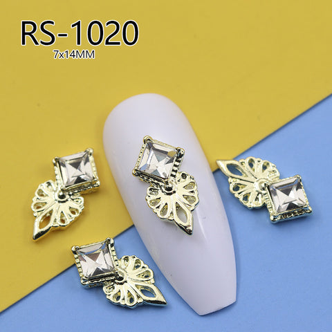 Vintage Barock gericht stil nail art schmuck hohl nagel aufkleber ins wind zirkon modell m3331220
