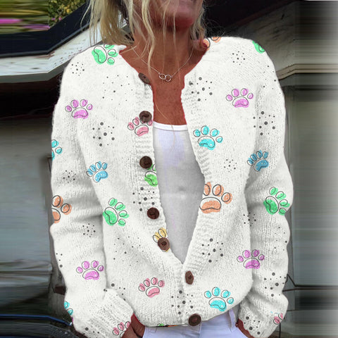 New cardigan knitted jacket women's clothing early spring and autumn source work m301722