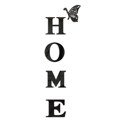 HOME Familie Slogan Acryl 3D Stereo Spiegel Wandaufkleber m3330892