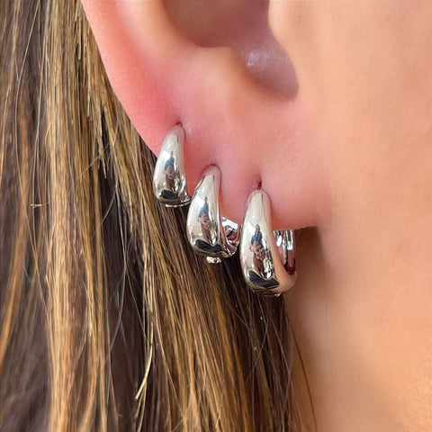 Boucles d'oreilles simples, personnalité affirmée, style rock punk C m3330777