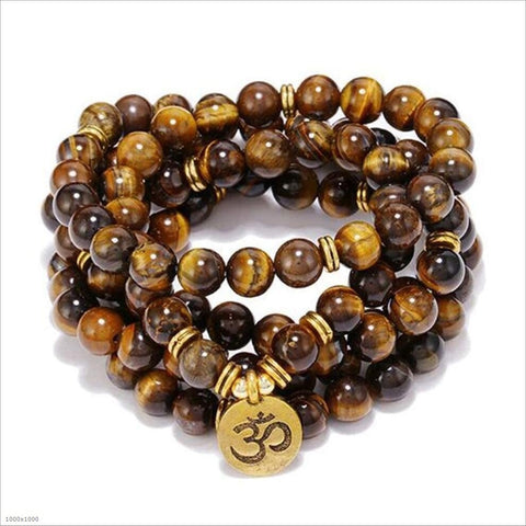 8Mm Amazon Armband 108 Lotus Buddha Auge Anhänger Halskette Armband Armband m3331231