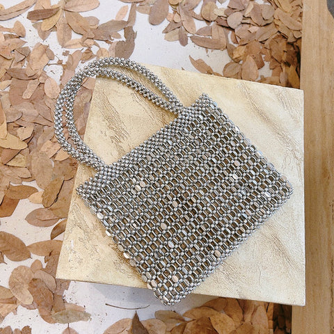 Persönlichkeit Metall kleine Tasche Retro hohle Handtasche m3331040