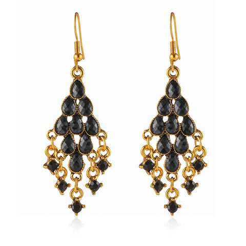 Boucles d'oreilles en éventail à pompons de paon, accessoire m3331112