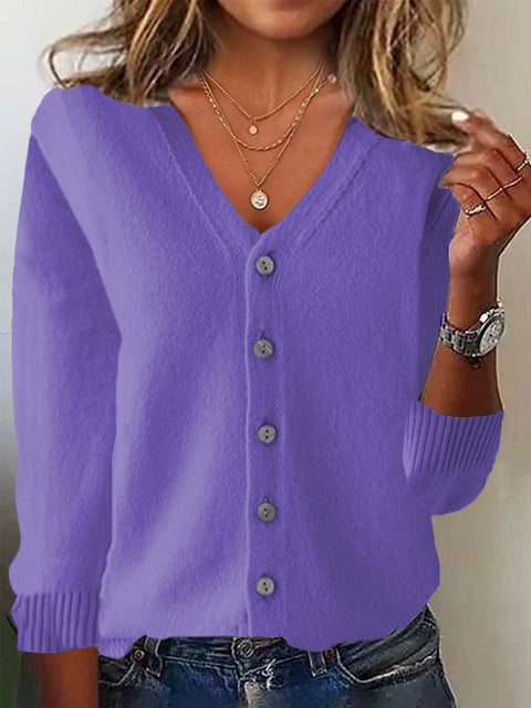 Knitted cardigan women's spring and summer knitted jacket long-sleeved sweater cardigan large size autumn coat women's m301990