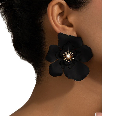 Boucles d'oreilles pétales personnalisées tempérament Bamine m3331191