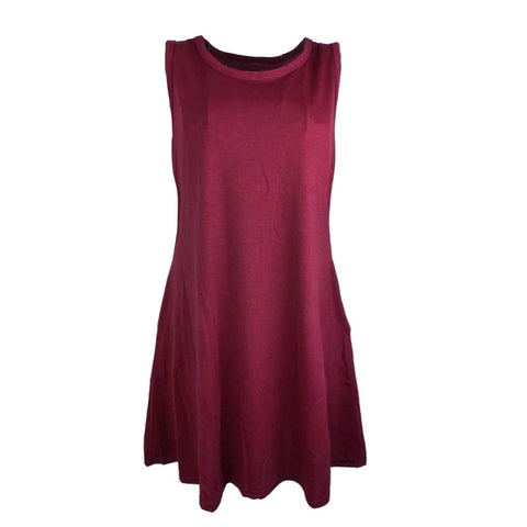 Ärmelloses Westenkleid mit Taschen m300967 