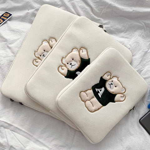 Niedliche Aufbewahrungstasche für iPad, Notebook, 13–15 Zoll, Tablet, AC Bear, Hülle, m3330820