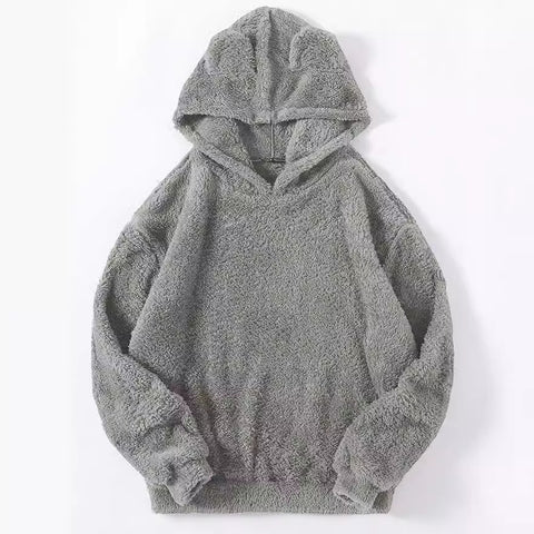Nouveau pull thermique à capuche avec oreilles de lapin moelleuses m300439 