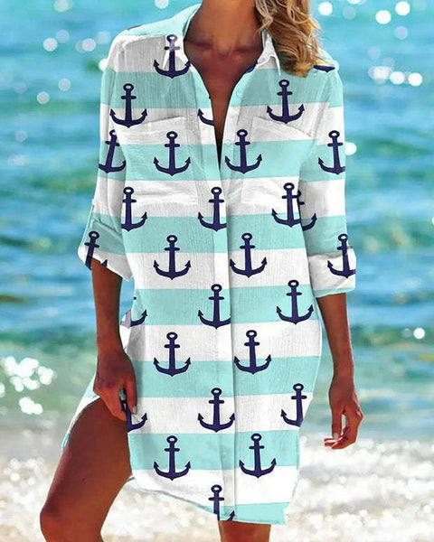 Veste de bikini, maillot de bain, cardigan, chemise de plage imprimée pour femme, m301274 