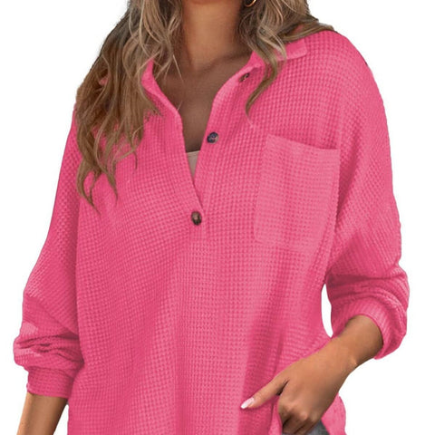 Haut en tricot gaufré populaire taille m300443 