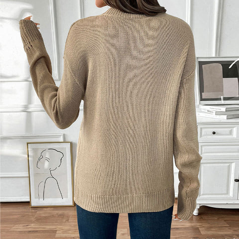 Crew neck cherry pullover sweater m300794