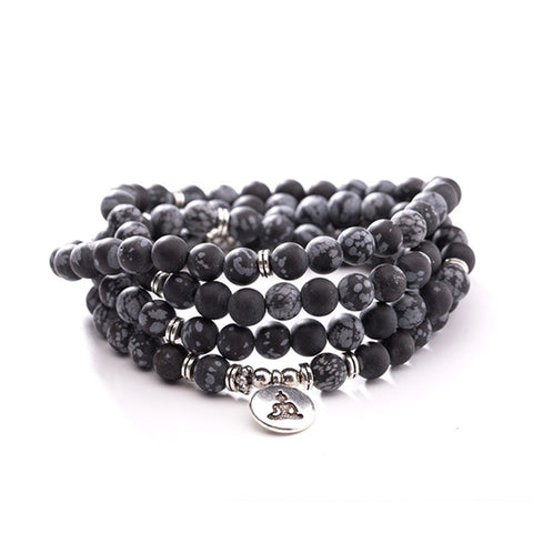 8 mm neues Amazon-Armband, 108 Buddha-Perlen, Lotus-Armband mit mehreren Kreisen, Lebensbaum-Anhänger, Pulloverkette, M3331309