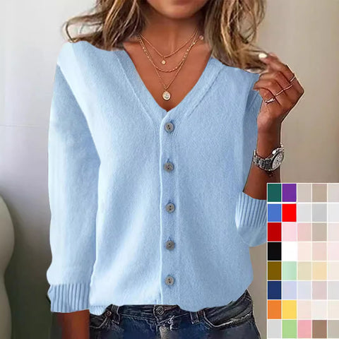 Knitted cardigan women's spring and summer knitted jacket long-sleeved sweater cardigan large size autumn coat women's m301990