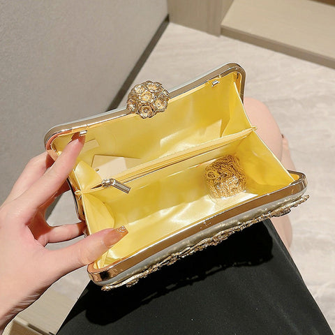Goldene Banketttasche Luxus-Banketttasche m3331039