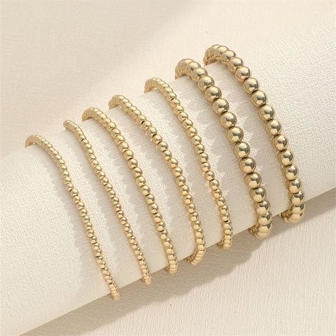 Ensemble de bracelets en perles de verre faits main Joker, bijoux élastiques pour la main m3330778