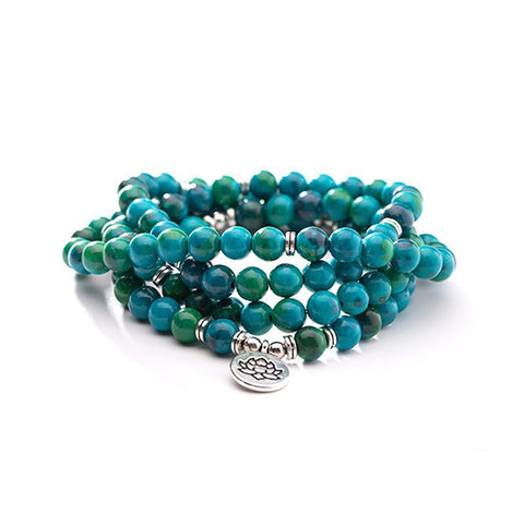 8 mm neues Amazon-Armband, 108 Buddha-Perlen, Lotus-Armband mit mehreren Kreisen, Lebensbaum-Anhänger, Pulloverkette, M3331309
