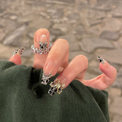 Leopardenmuster Nailart Sticker Aufkleber personalisierter Graffiti Trend mit selbstklebendem Nagelaufkleber m3331202