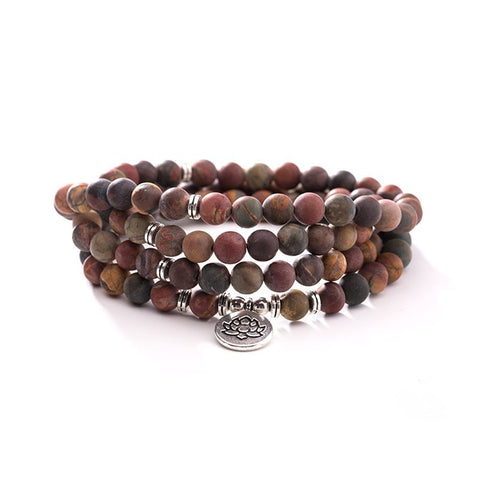 8 mm neues Amazon-Armband, 108 Buddha-Perlen, Lotus-Armband mit mehreren Kreisen, Lebensbaum-Anhänger, Pulloverkette, M3331309