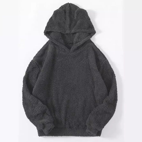 Nouveau pull thermique à capuche avec oreilles de lapin moelleuses m300439 